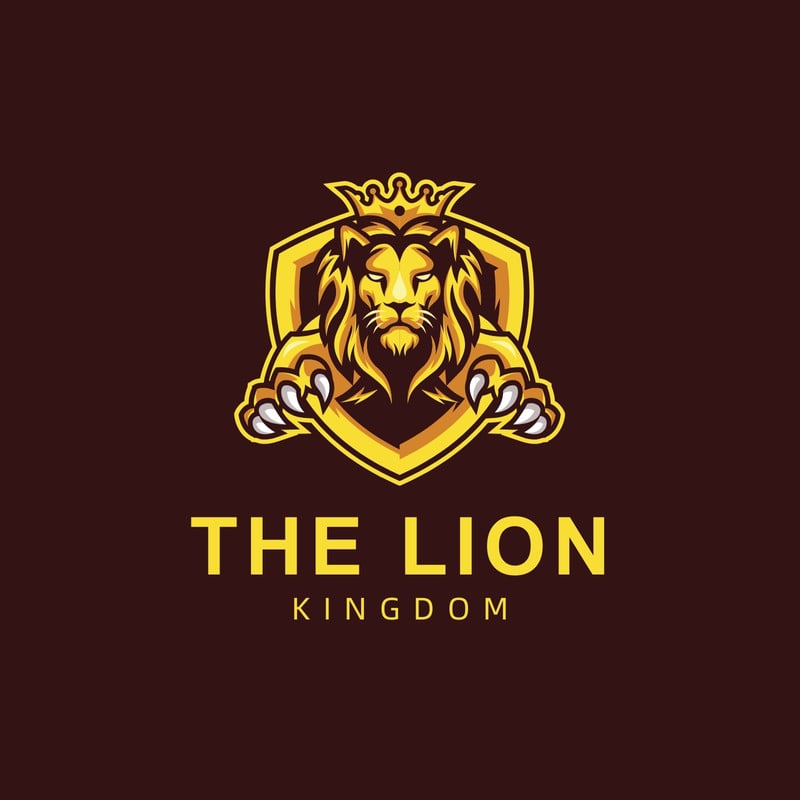 Free and customizable lion templates