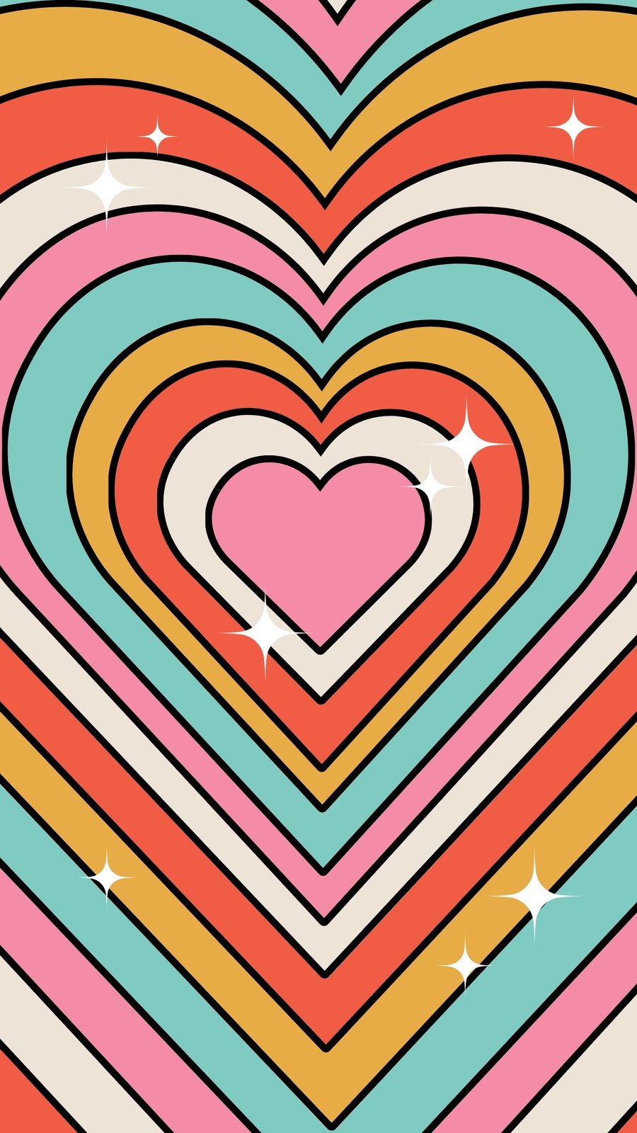 colorful hearts backgrounds