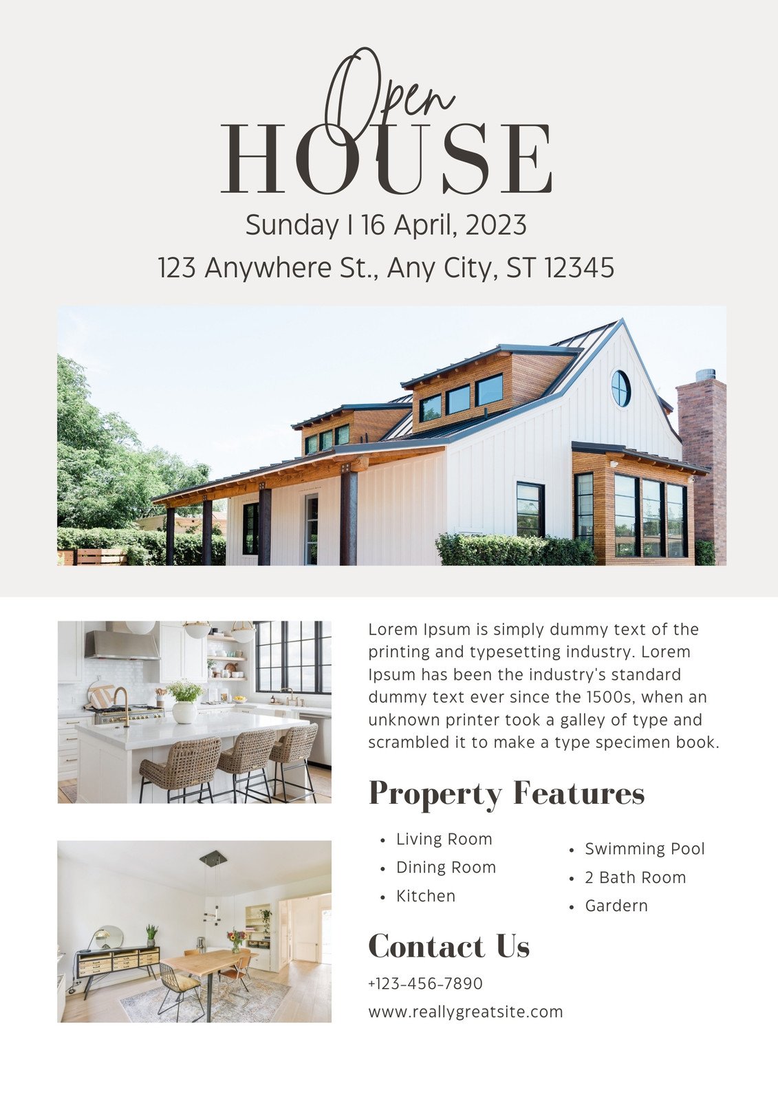 free clipart for open house flier