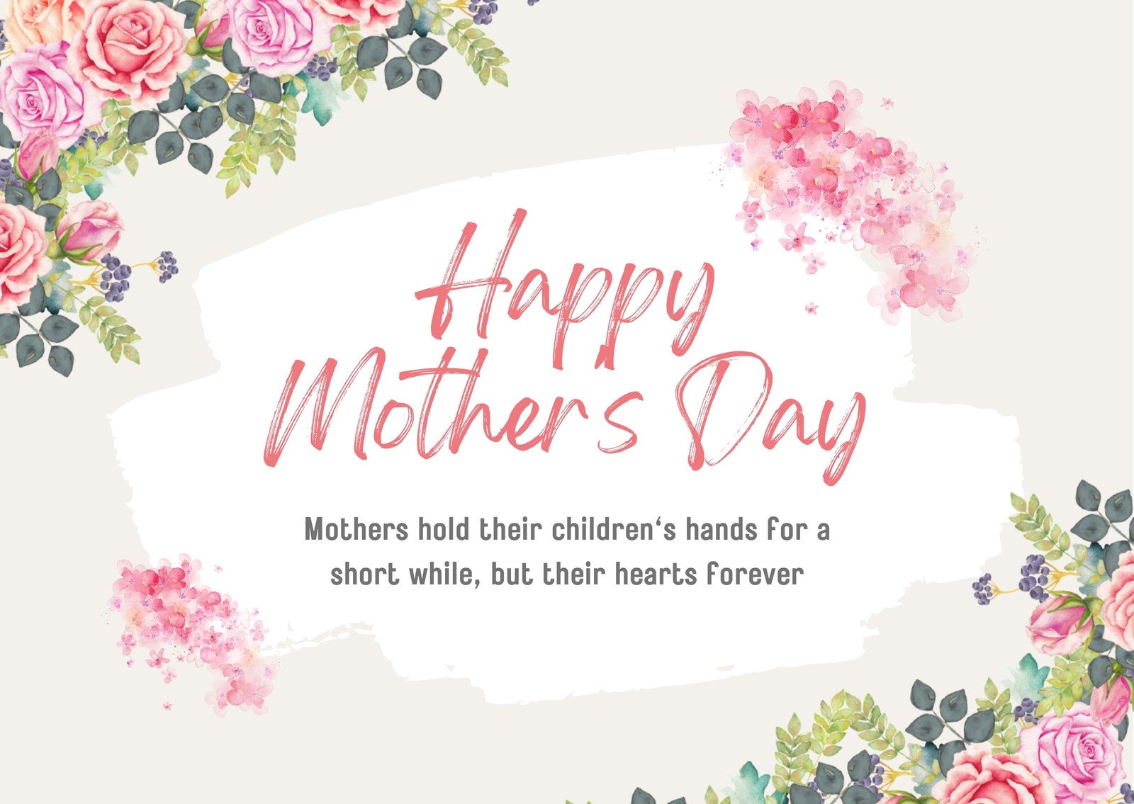 Premium Vector, Drawing with mothers day theme