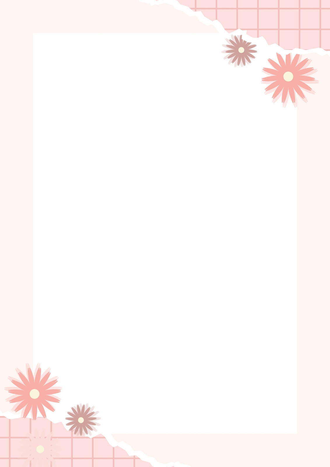 FREE! - Flower Easy Page Border for KS2, Page Borders