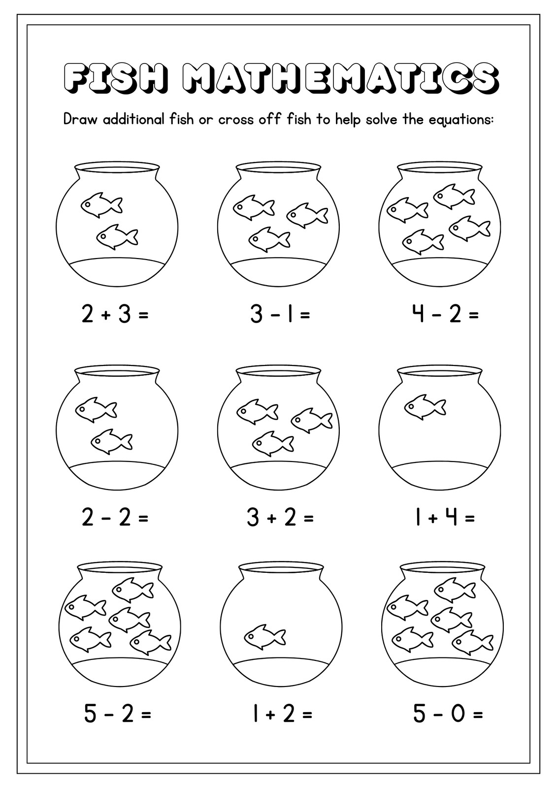 Page 9 - Free, printable, customizable math worksheet templates