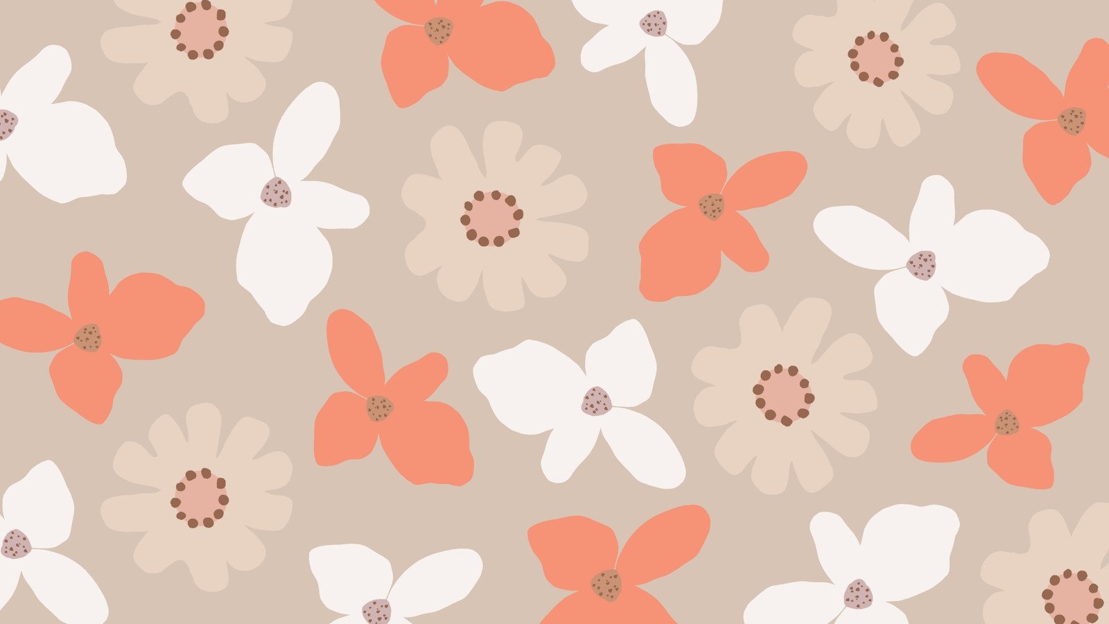 Page 2 - Free and customizable floral desktop wallpaper templates