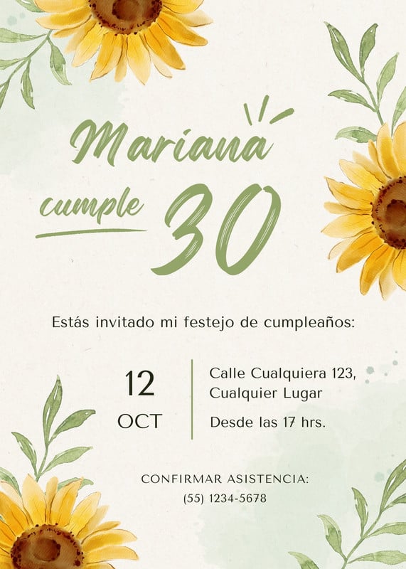 Plantillas Girasol Gratis Y Editables Canva 1308