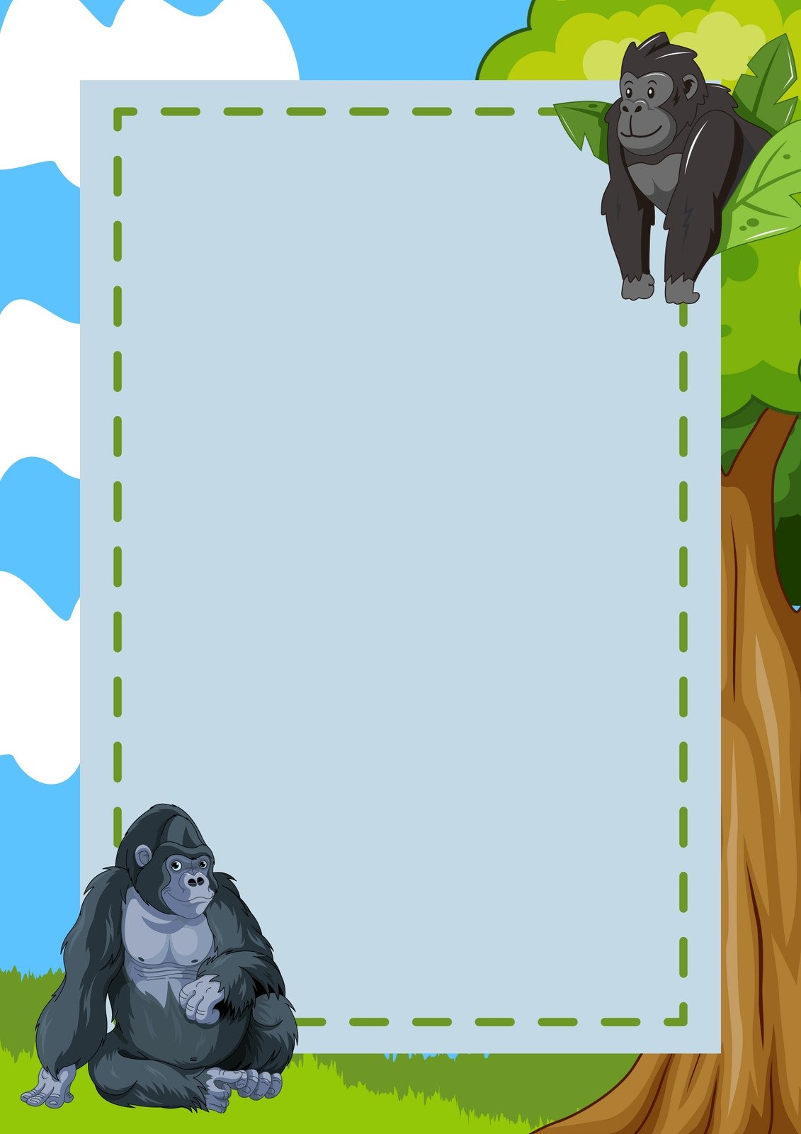 gorilla page borders