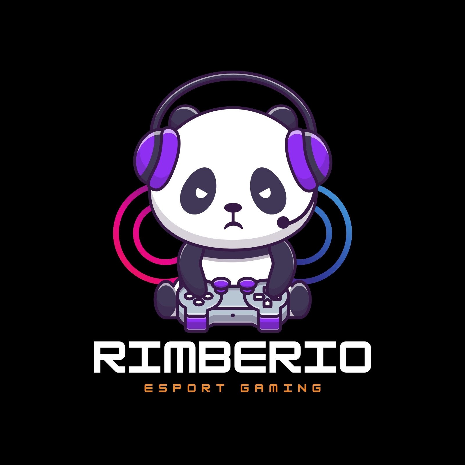 Panda Gaming logo, Counter-Strike: Global Offensive Fortnite Clash Royale  Video game Roblox, panda transparent background PNG clipart | HiClipart