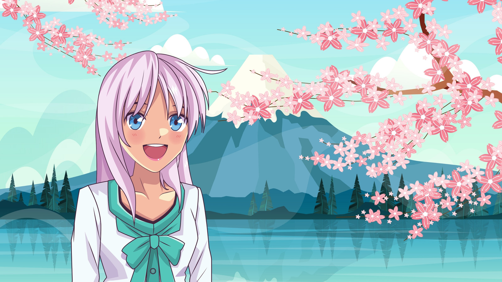 Anime Girl With Innocent Face HD wallpaper download