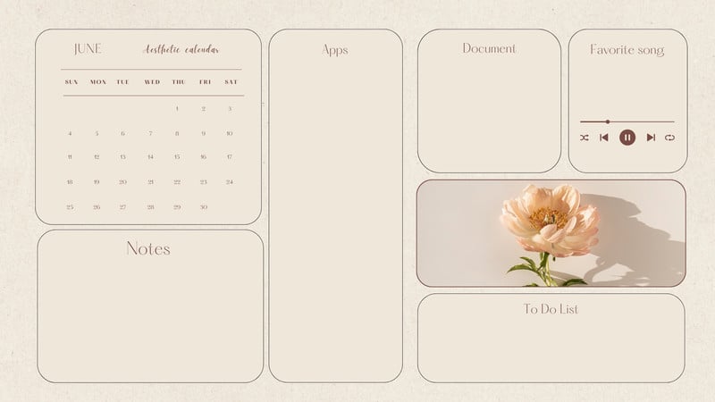 Page 2 - Free custom desktop organizer wallpaper templates | Canva