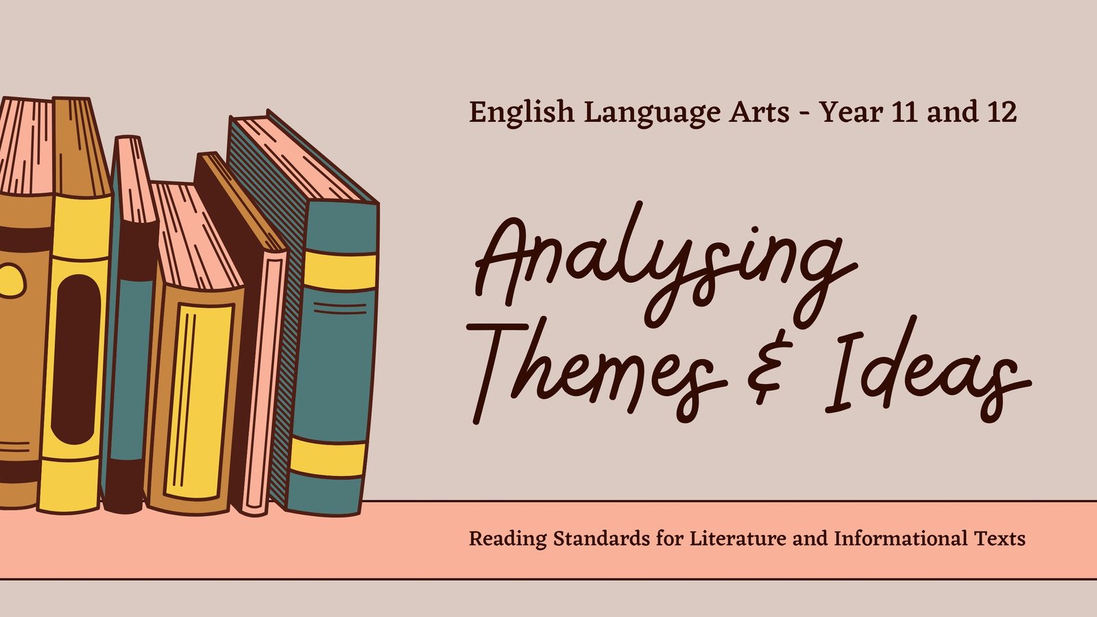 literature background for powerpoint