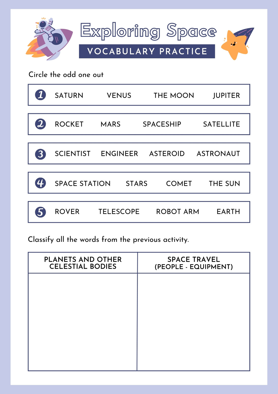 19 Things in the house English ESL worksheets pdf & doc