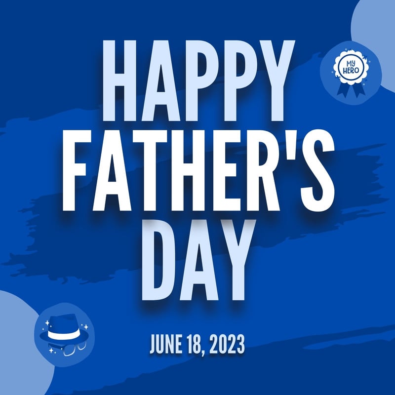 Free editable Father’s Day Instagram post templates Canva