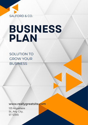 cover page of business plan should contain