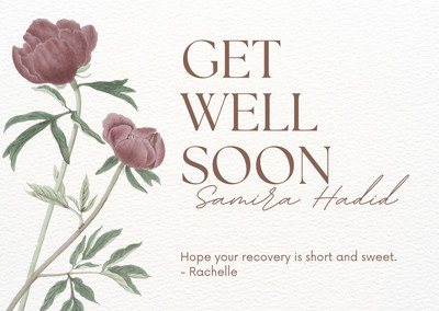 Free, printable, editable get well soon card templates | Canva