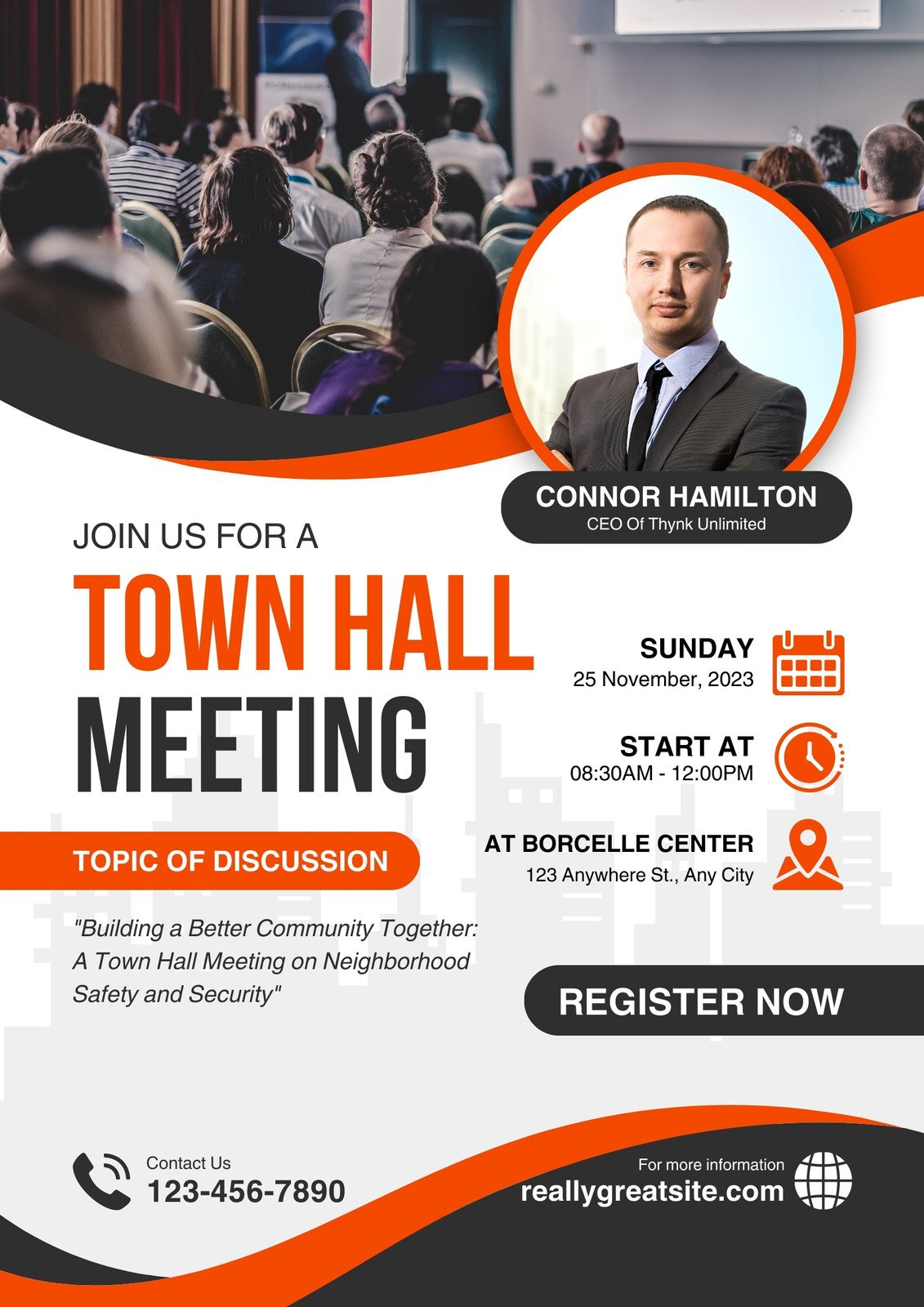 meeting poster template
