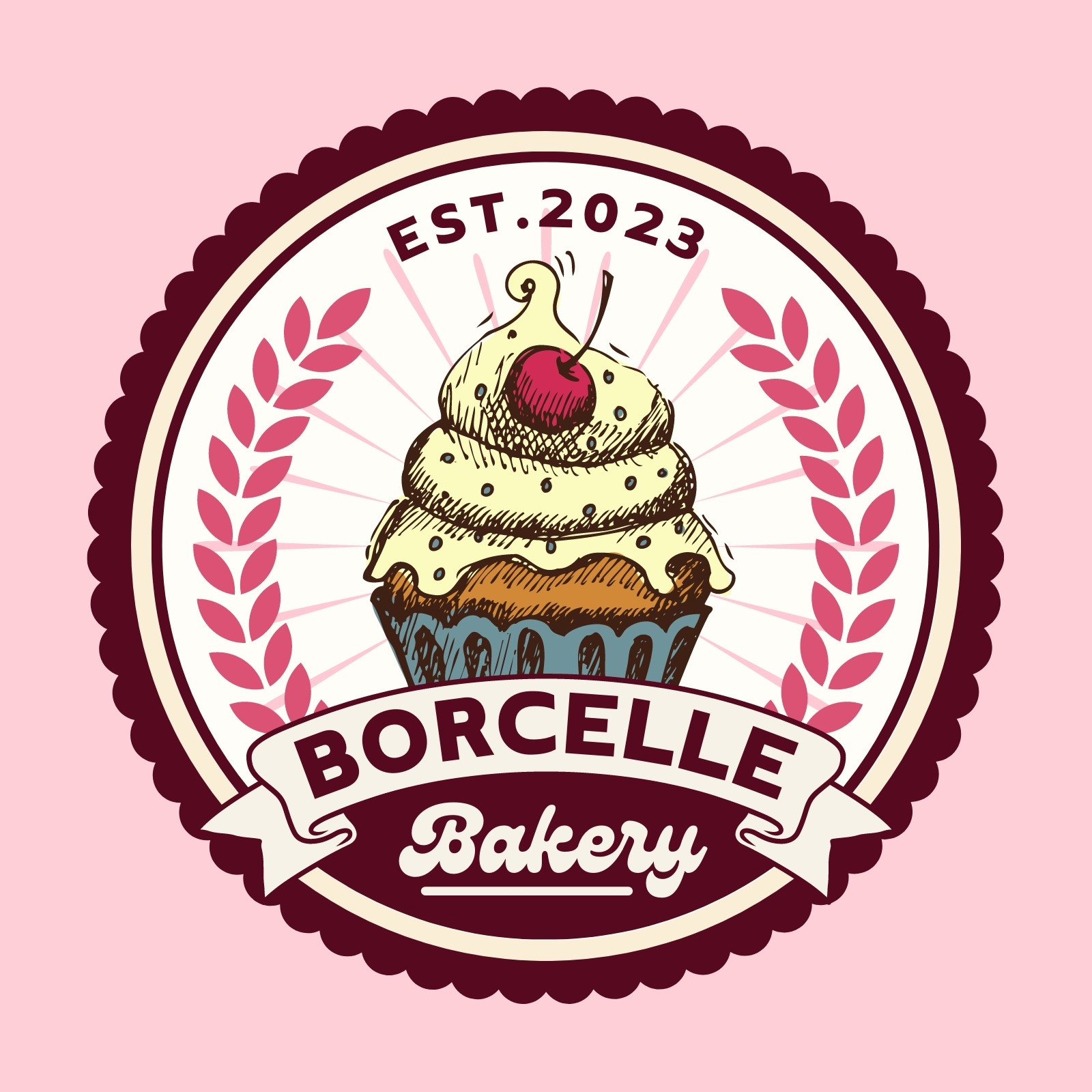 Simple and elegant homemade bakery logo collection. Hand drawn modern style  logos, pastry and bread shop vector and label design Stock Vector | Adobe  Stock