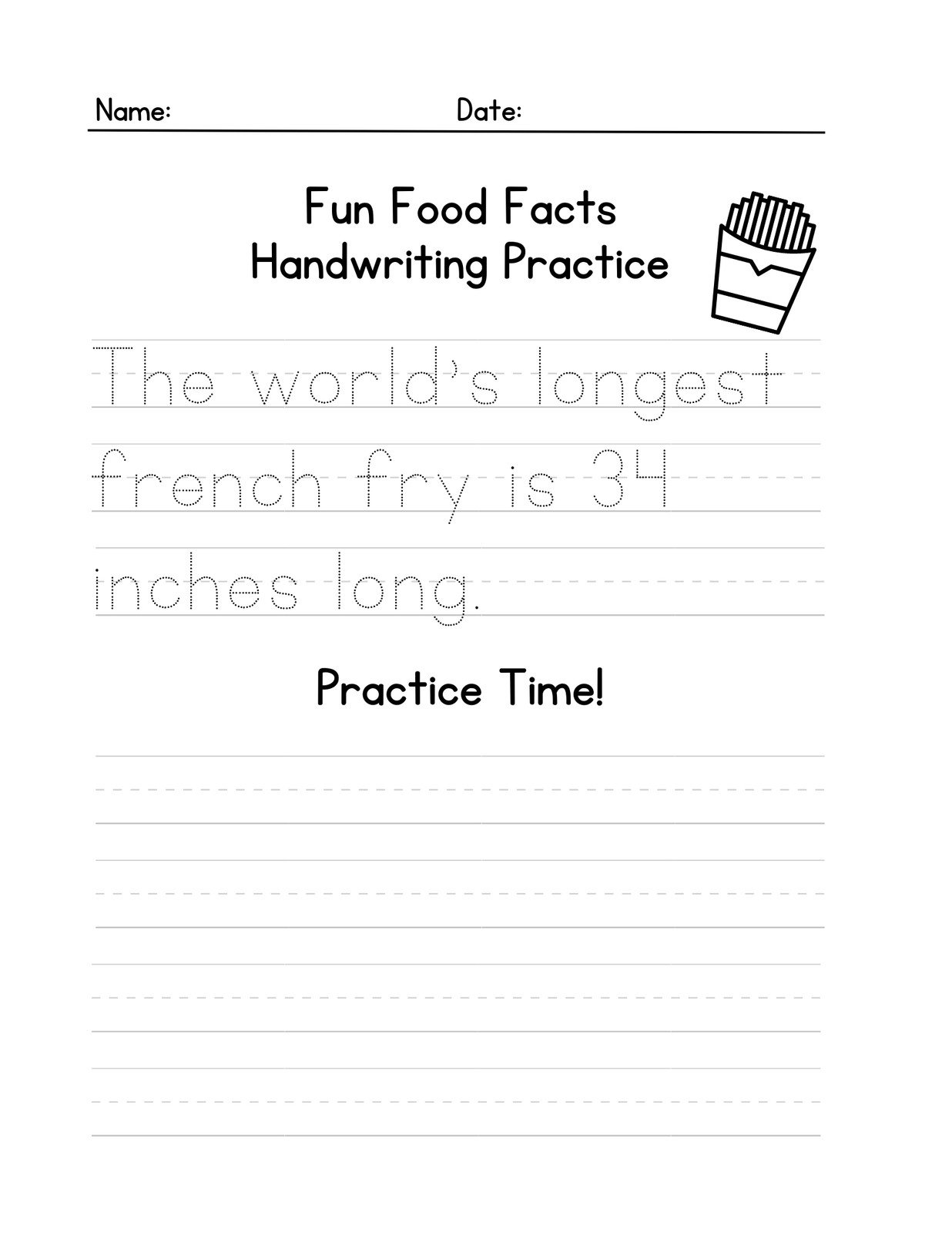Tracing Pad Names Lines and Numbers Canva Template