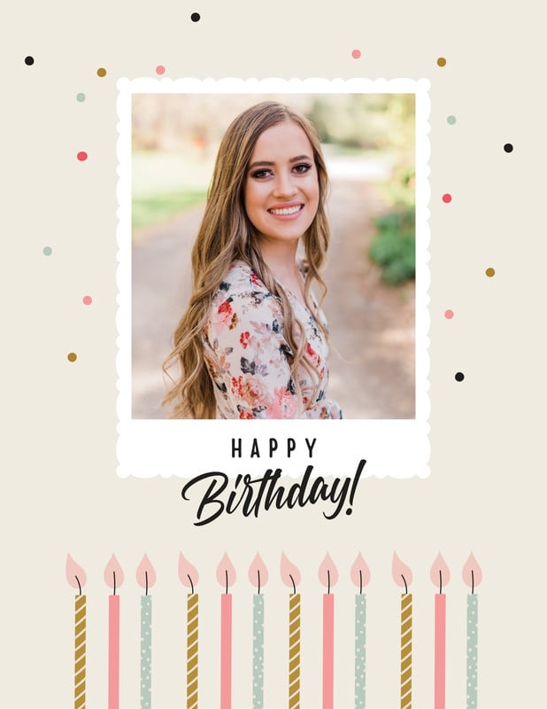 Free printable, customizable birthday postcard templates | Canva