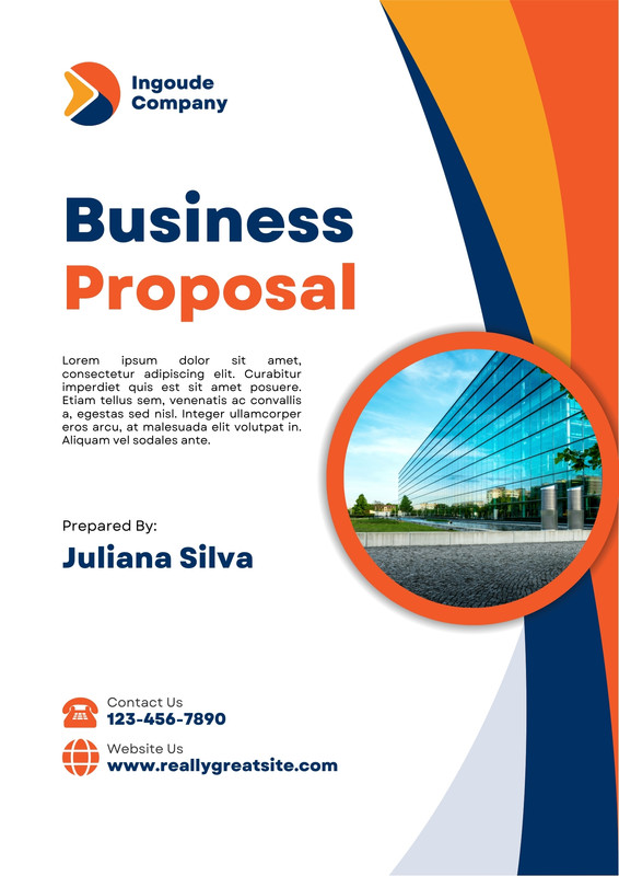 Page 6 - Free, custom, printable proposal cover page templates | Canva