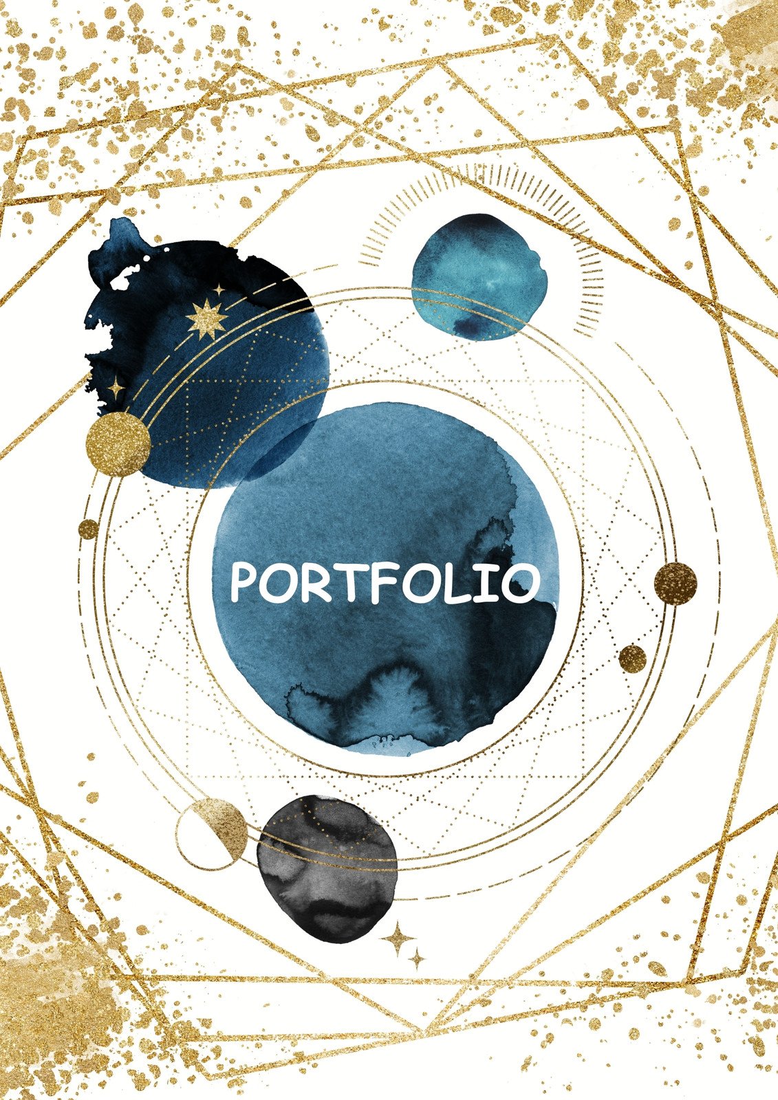 my portfolio cover page designs