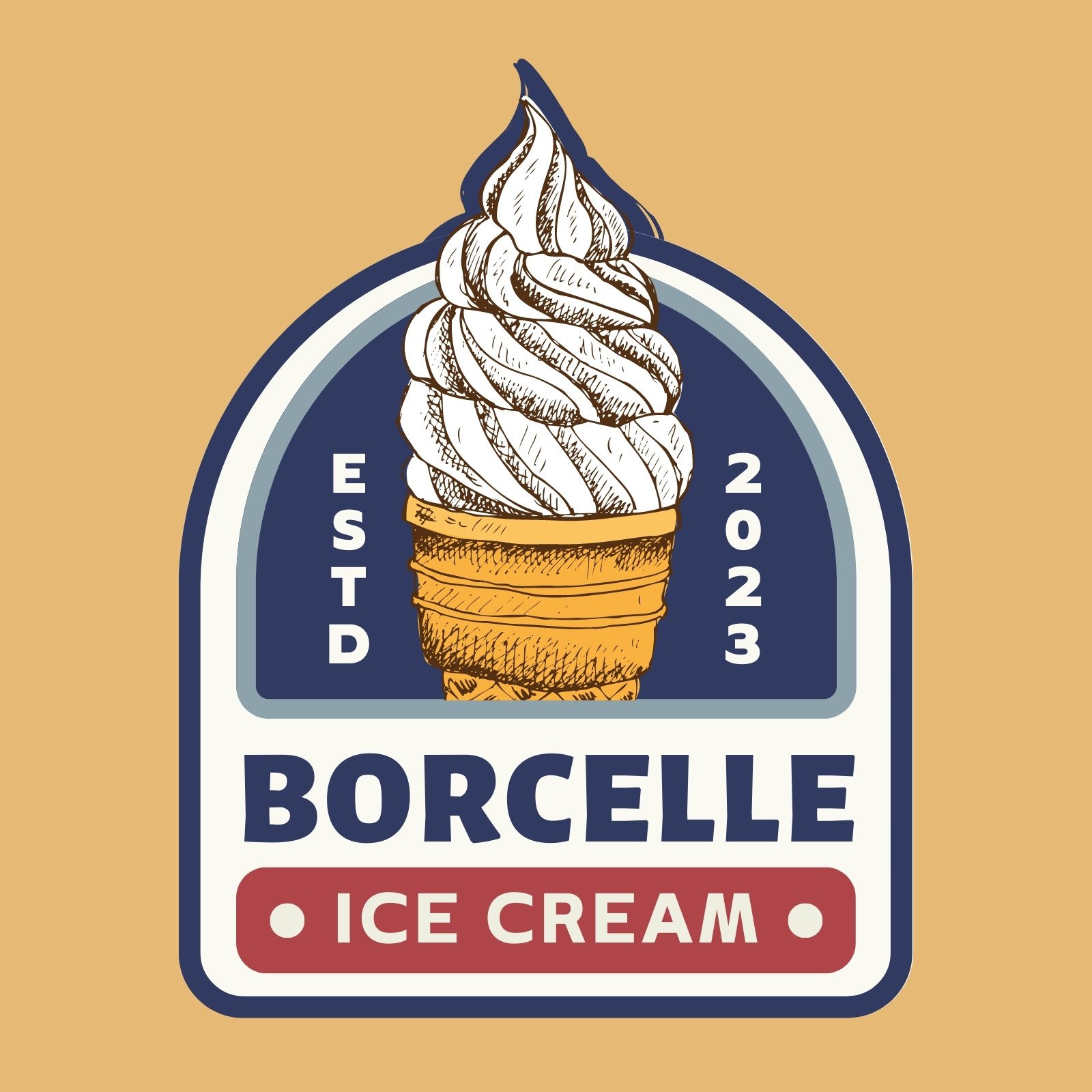 cool ice cream logos