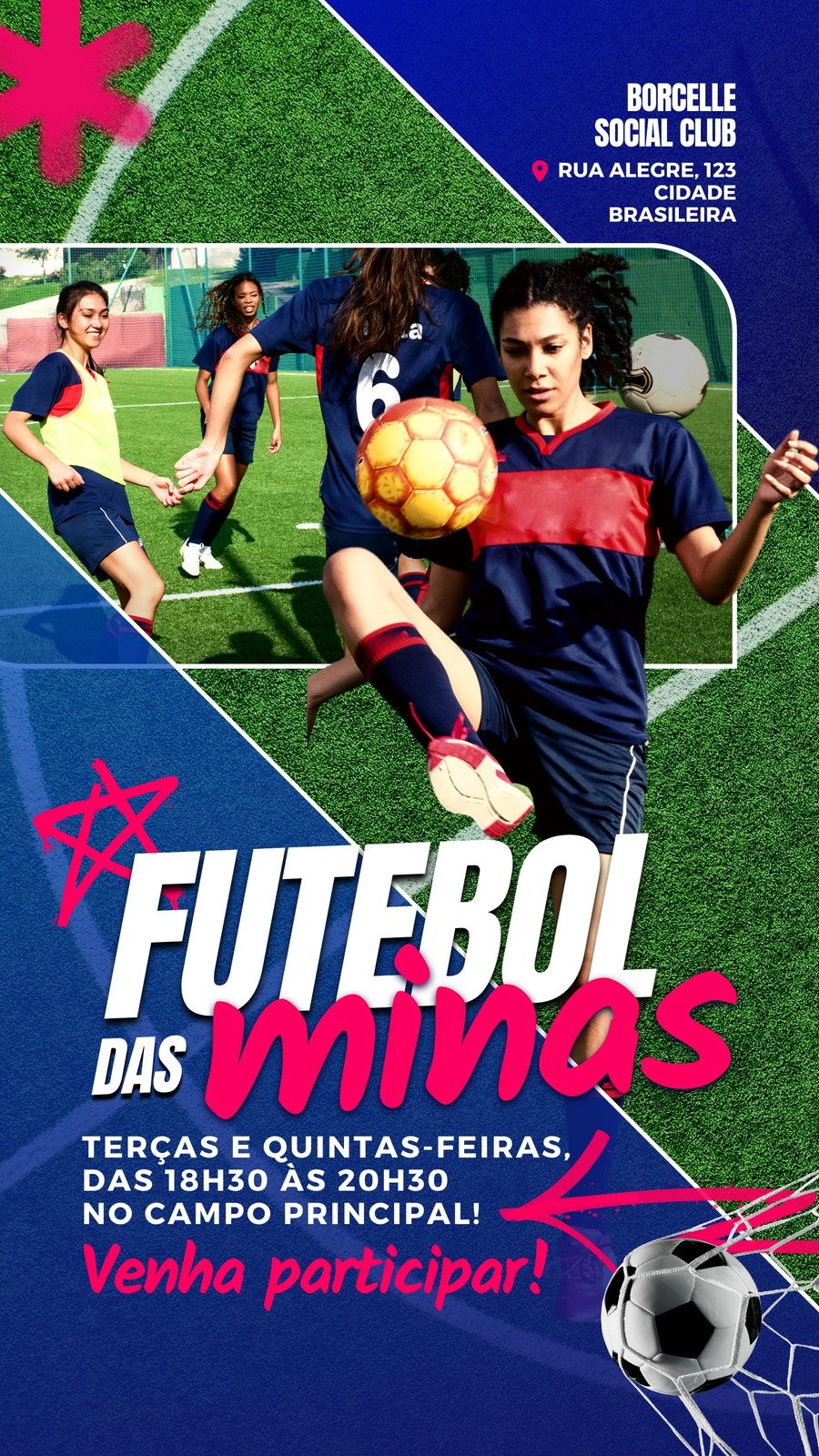Página 3 – Modelos gratuitos e personalizáveis de futebol - Canva