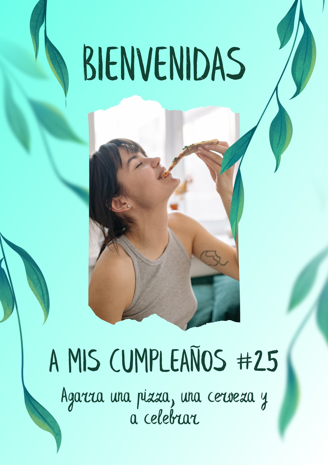 Cartel de cumpleaños personalizado con temática floral – Cartel de  bienvenida con foto de feliz cumpleaños – Decoración de cumpleaños con  fotografía