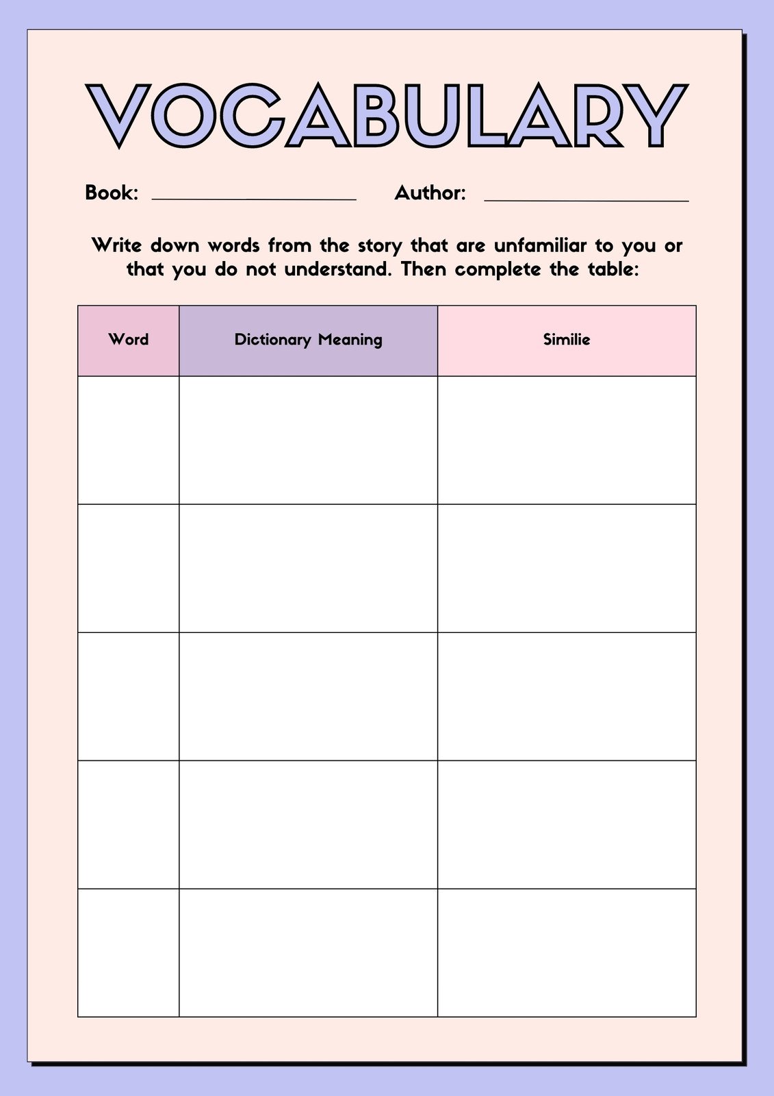 Free, custom printable worksheet templates for teachers