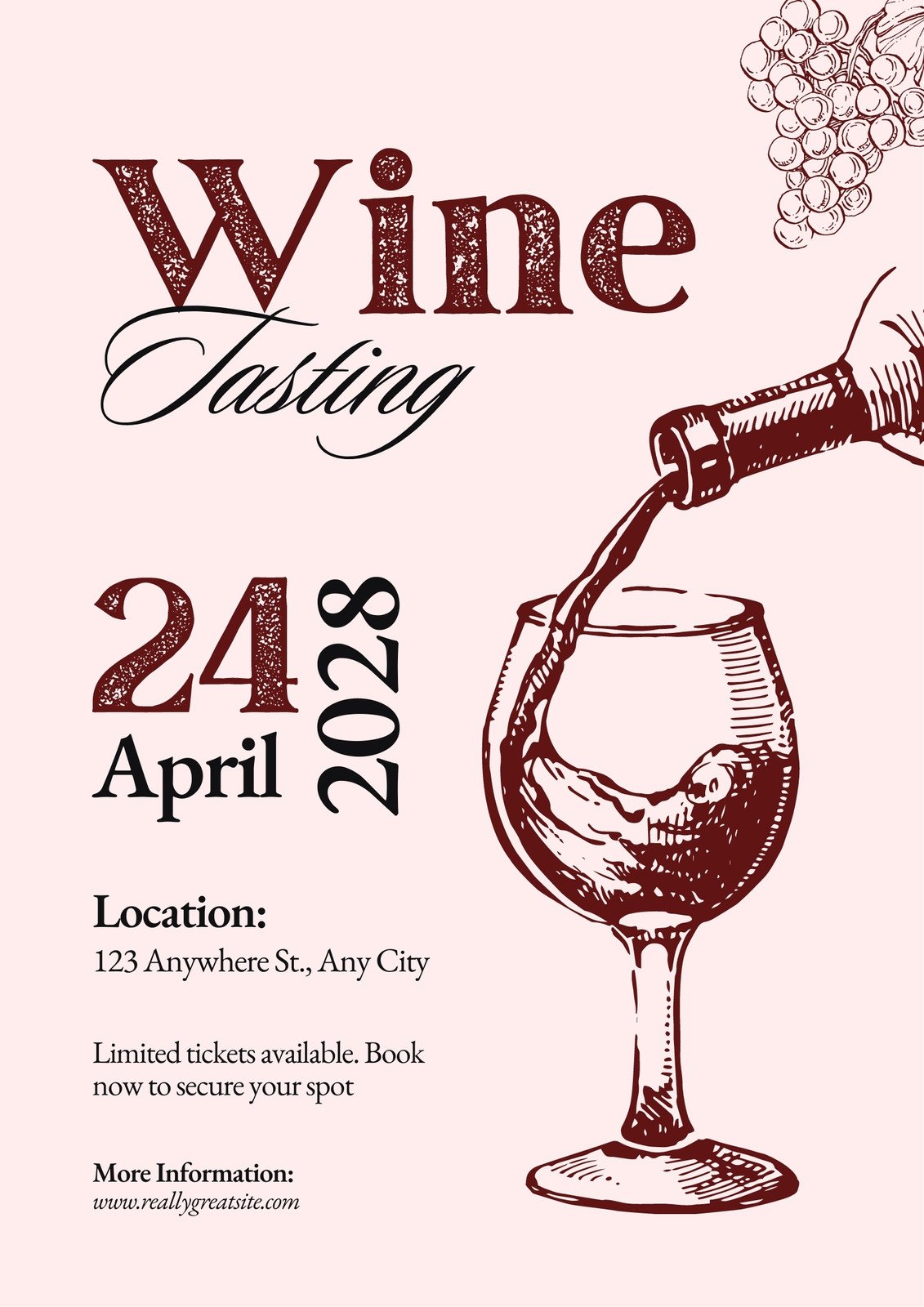 wine tasting poster