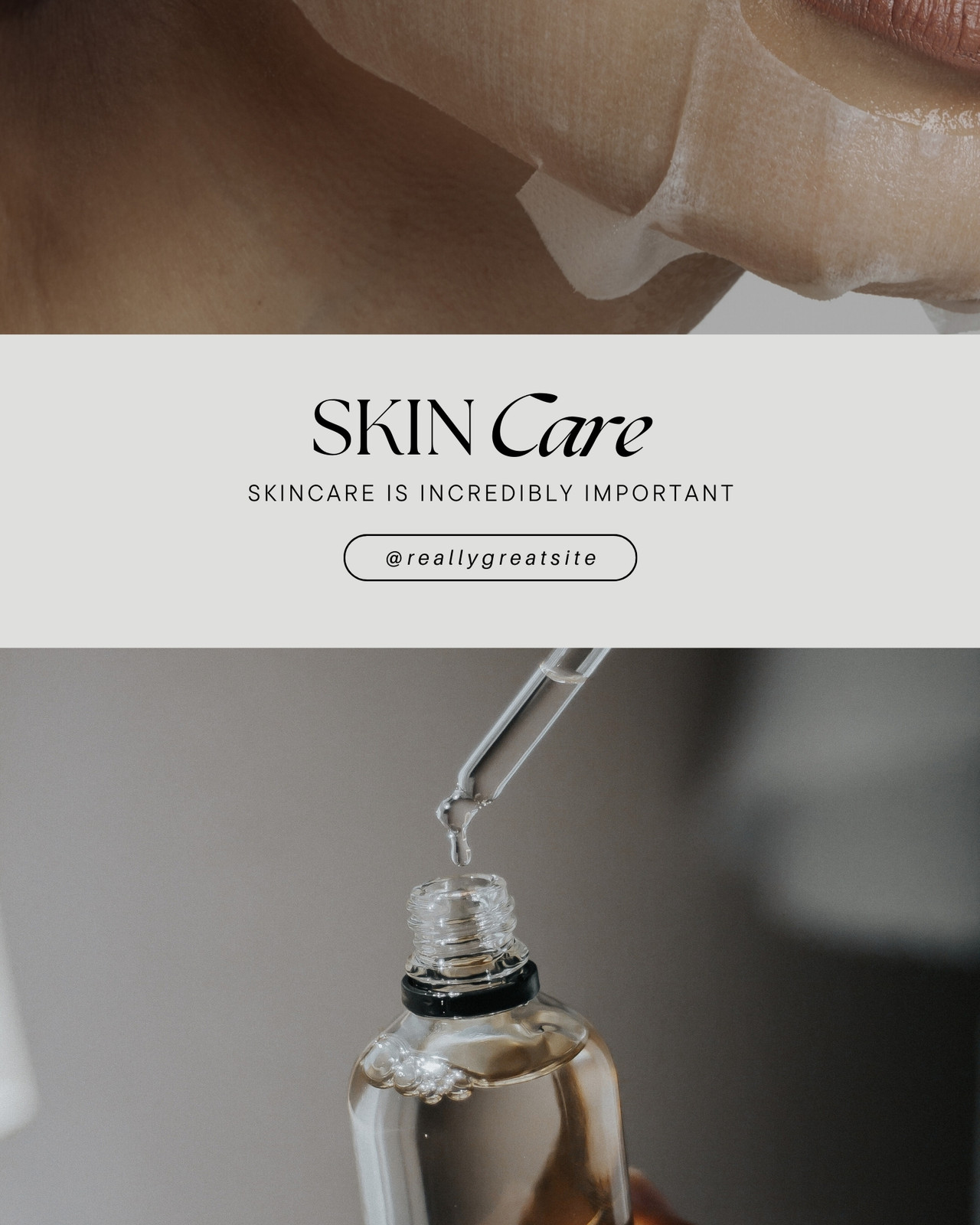 Free and customizable skin care templates