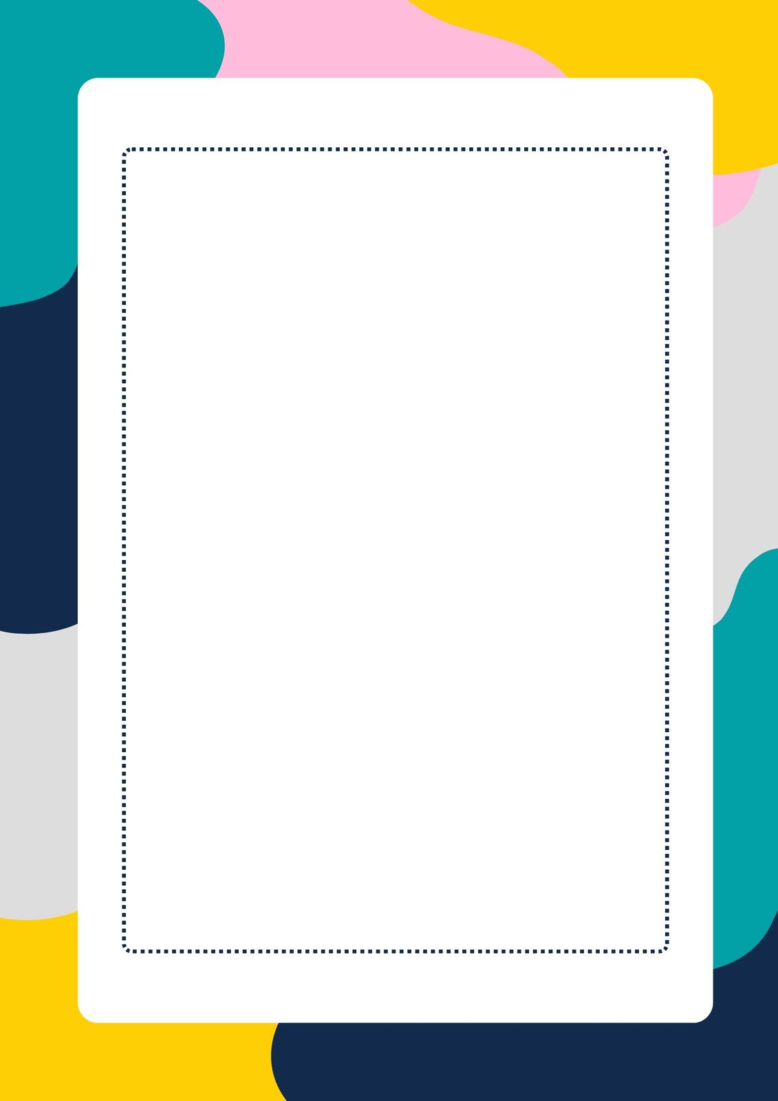 colorful abstract border design