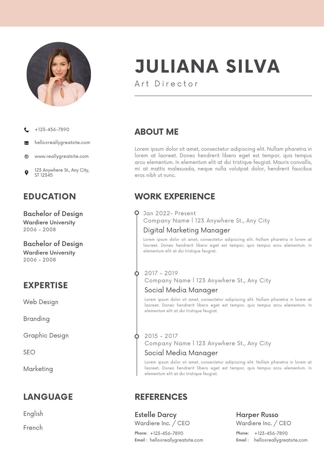 Free Printable Resume Templates You Can Customize | Canva
