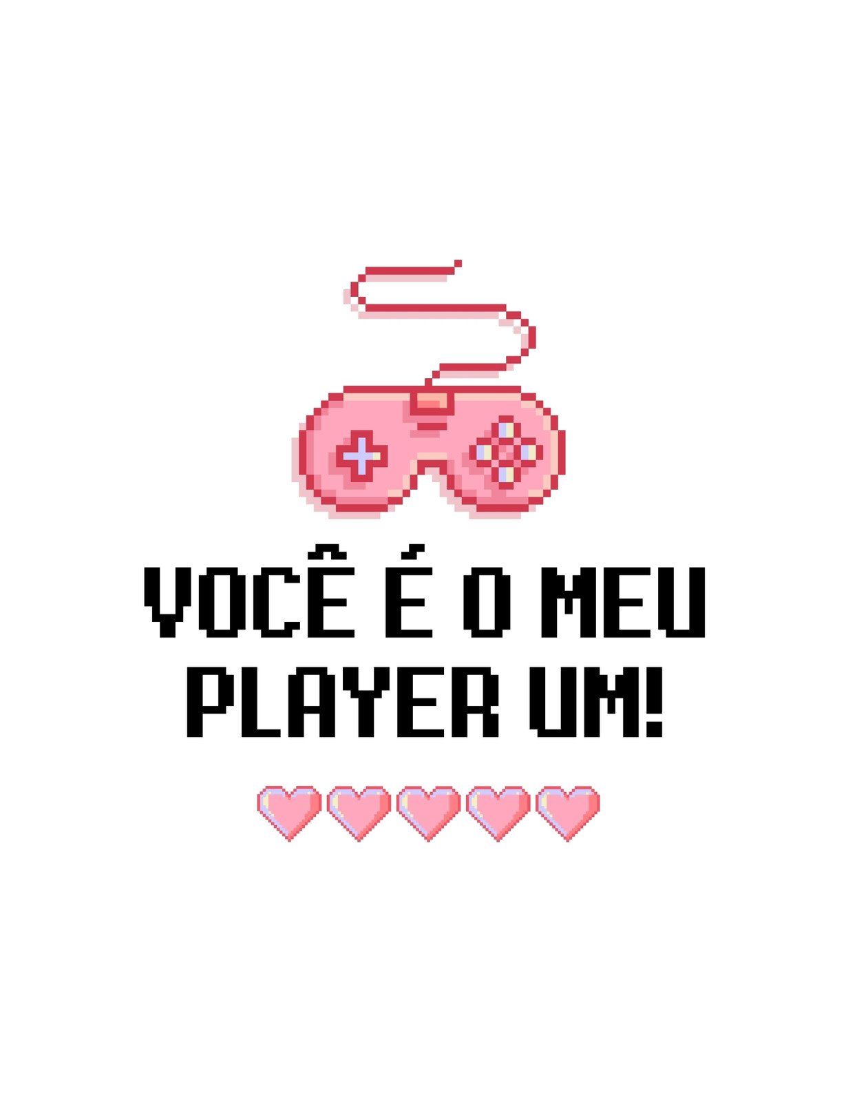 Cartaz com frase romântica em português do brasil estilo groovy