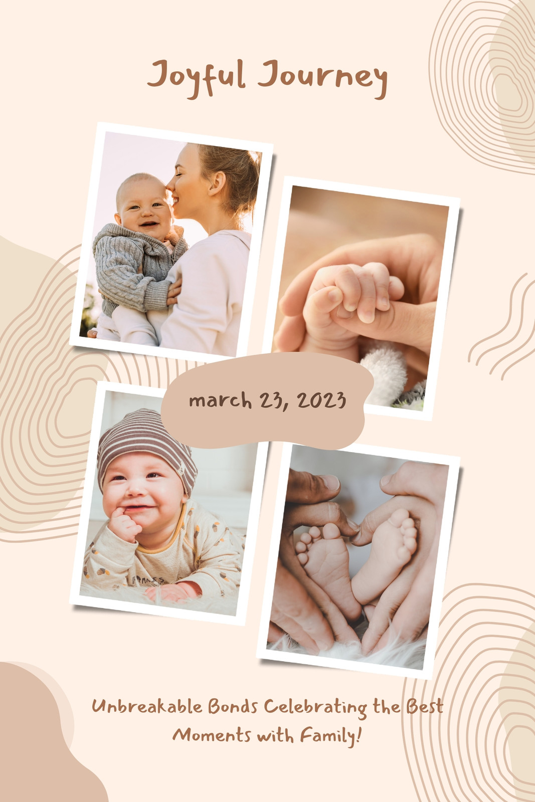 Page 6 - Free and customizable baby photo collage templates | Canva