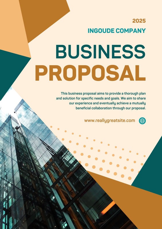 Page 6 - Free, custom, printable proposal cover page templates | Canva