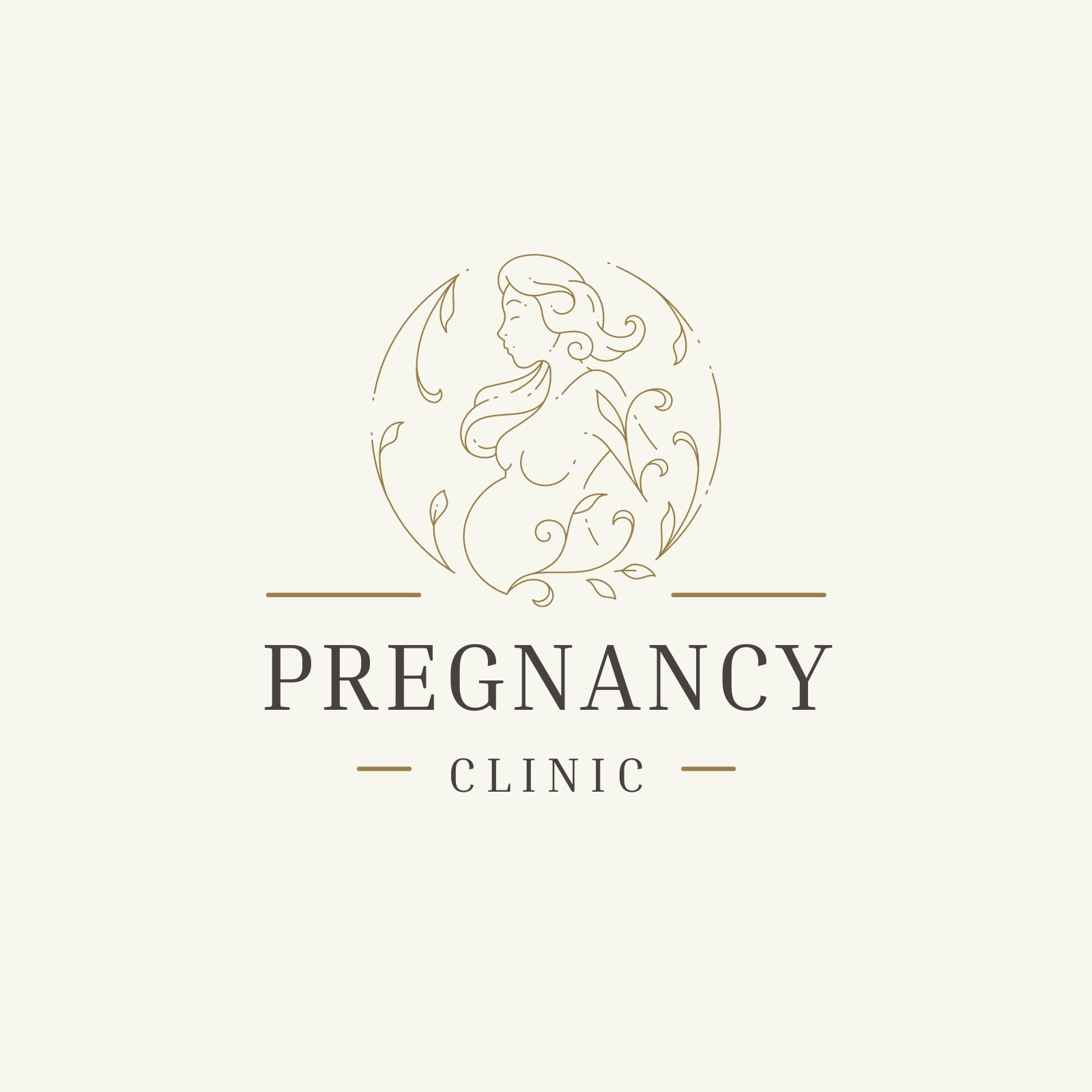 Mom And Baby Logo Logotype For Maternity Hospital With Pregnant Woman In  Linear Style Pregnancy And Motherhood Modern Vector Hand Drawn Illustration  Clinic Center And Health Care Stock Illustration - Download Image