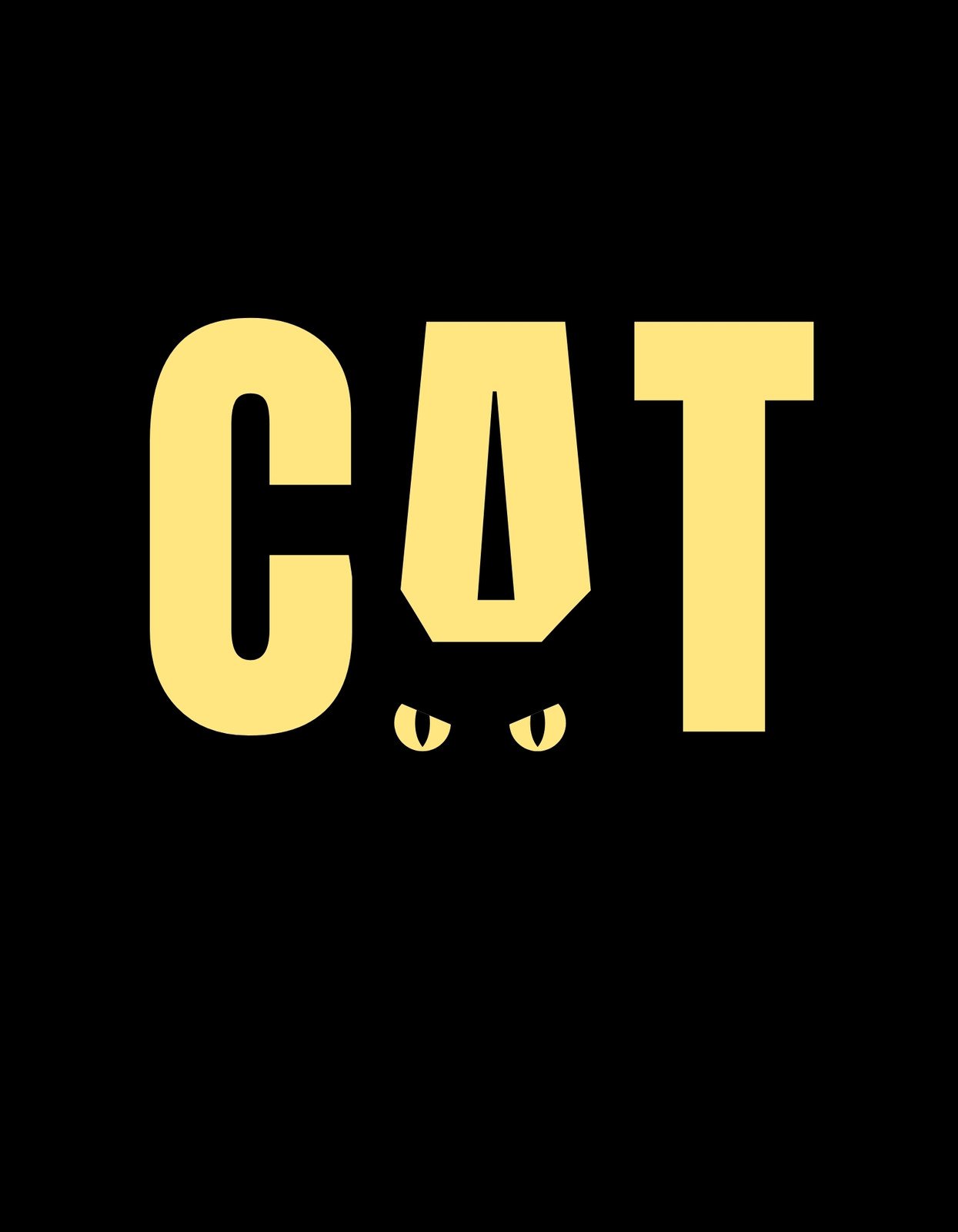 Free cat T-shirt templates to customize and print