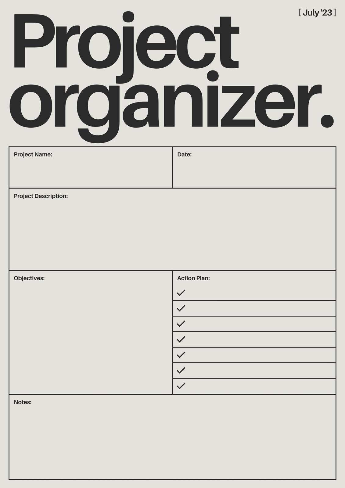 Project Organizer