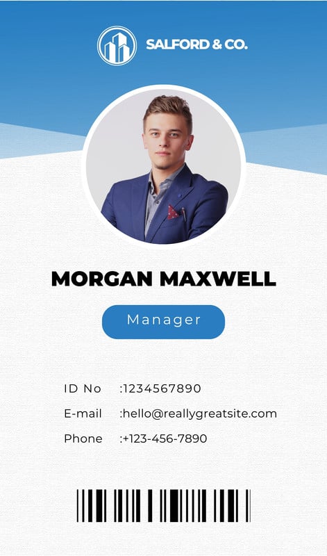 business id card template