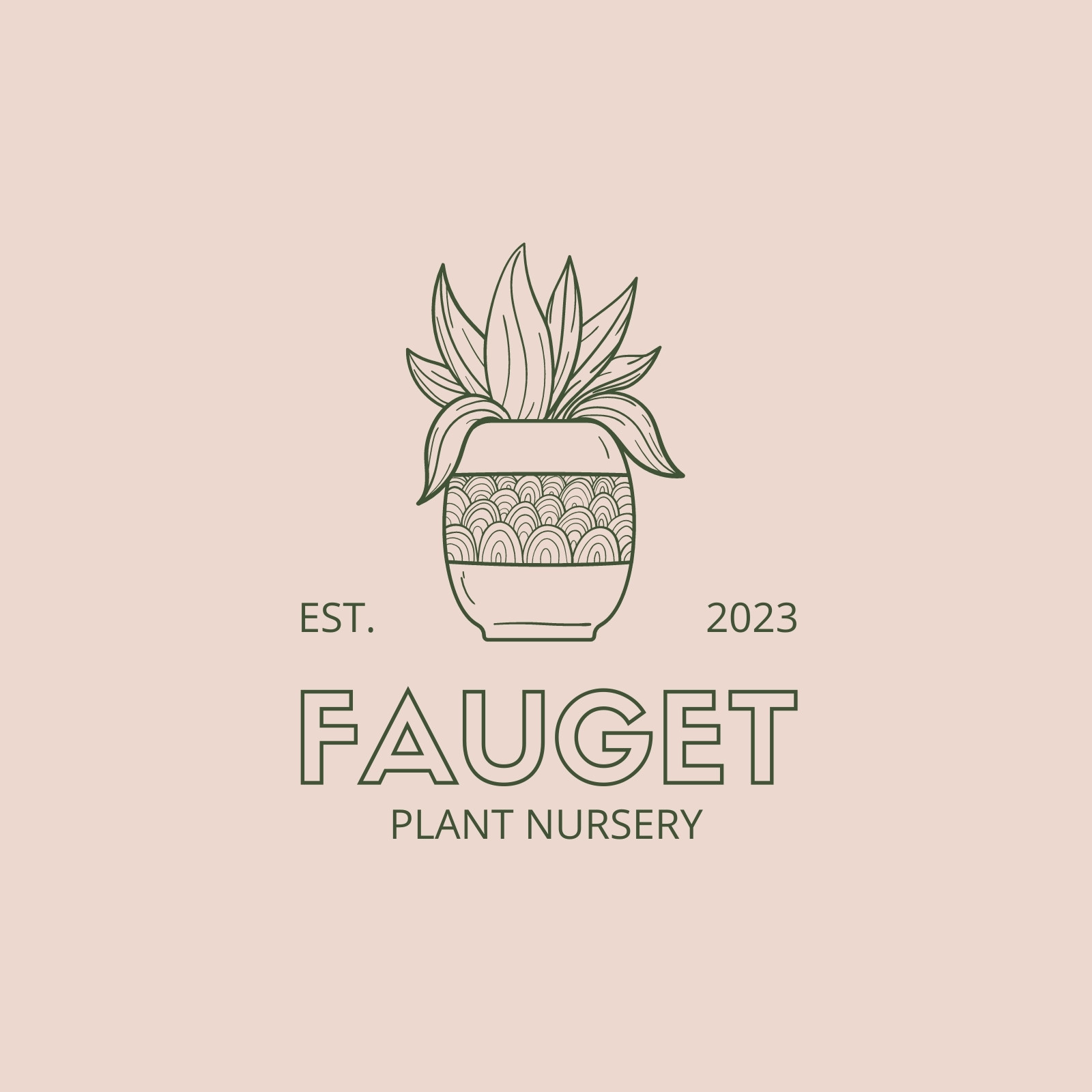 Brown plant nursery logo template image_picture free download  450039000_lovepik.com