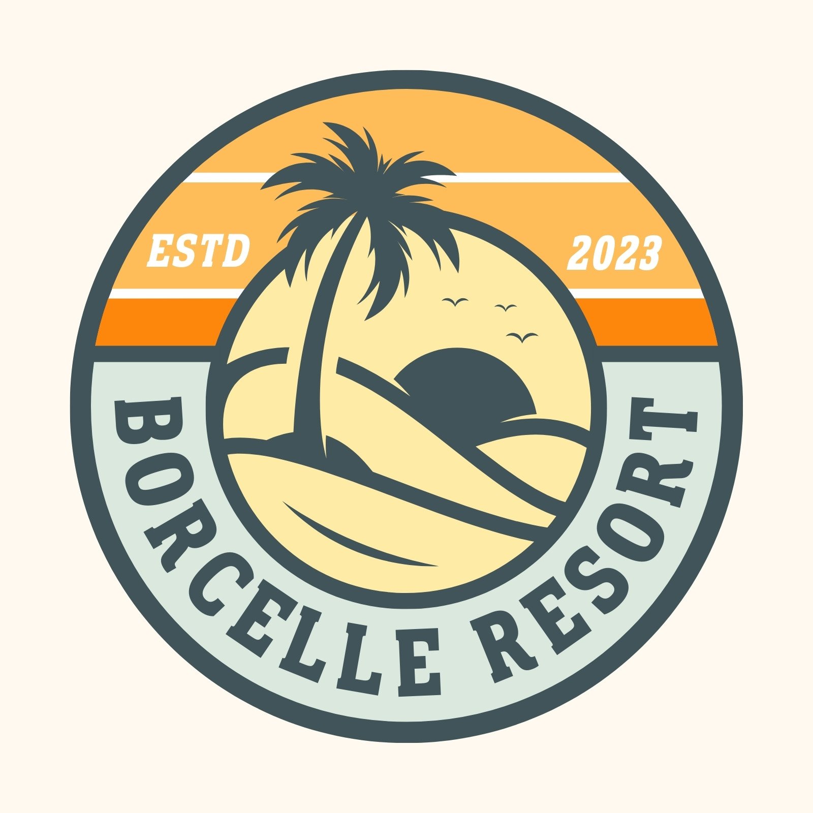 100,000 Beach resort logo Vector Images | Depositphotos