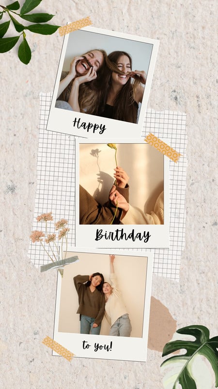 Free customizable birthday Instagram Story templates | Canva