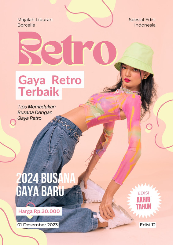 Halaman 4 Contoh Cover Majalah Artistik Gratis Bebas Edit Canva