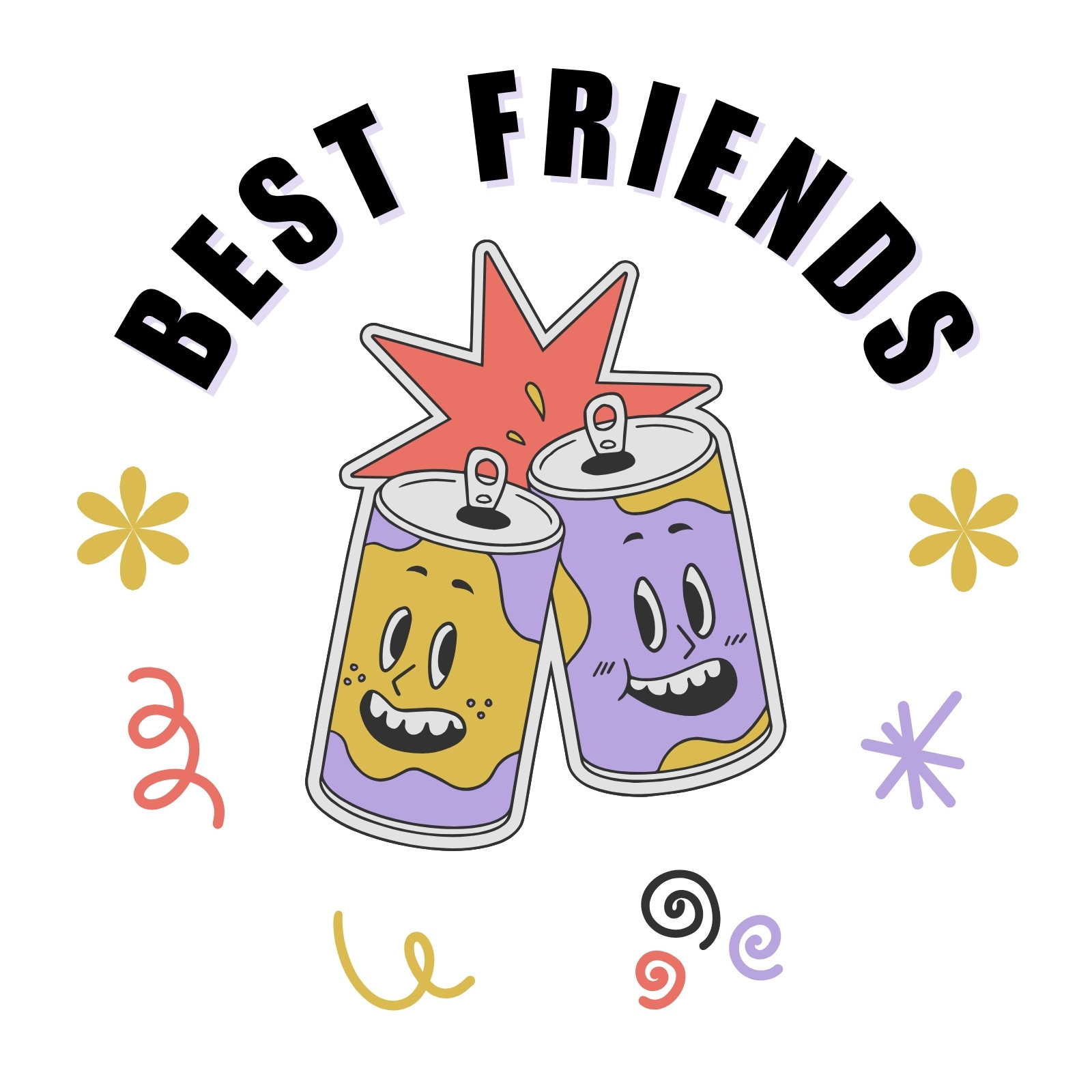 Best Friend Forever Sticker - Best Friend Forever - Discover