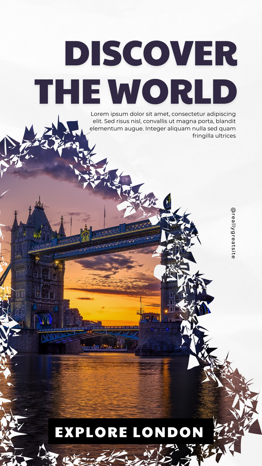 London Travel Guide Book Poster Template and Ideas for Design