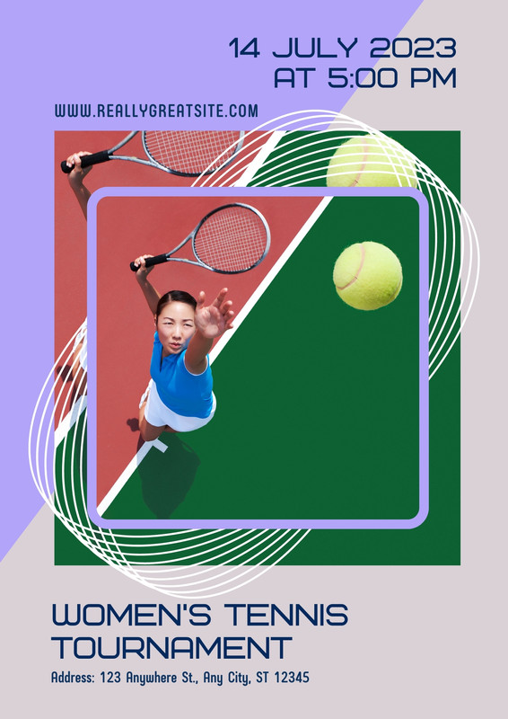 Badminton Tournament Flyer DIY Canva Badminton Tournament 