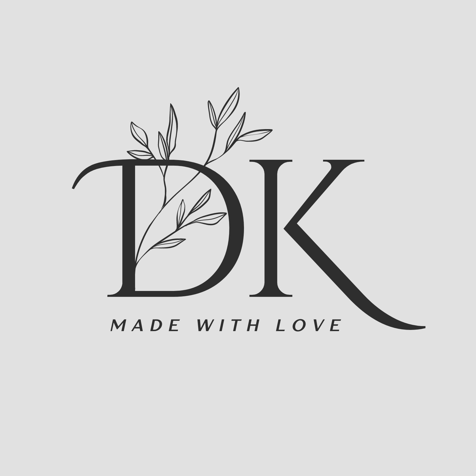 Dk Initial Letter Couple Logo Ornament Stock Vector (Royalty Free)  362371778 | Shutterstock