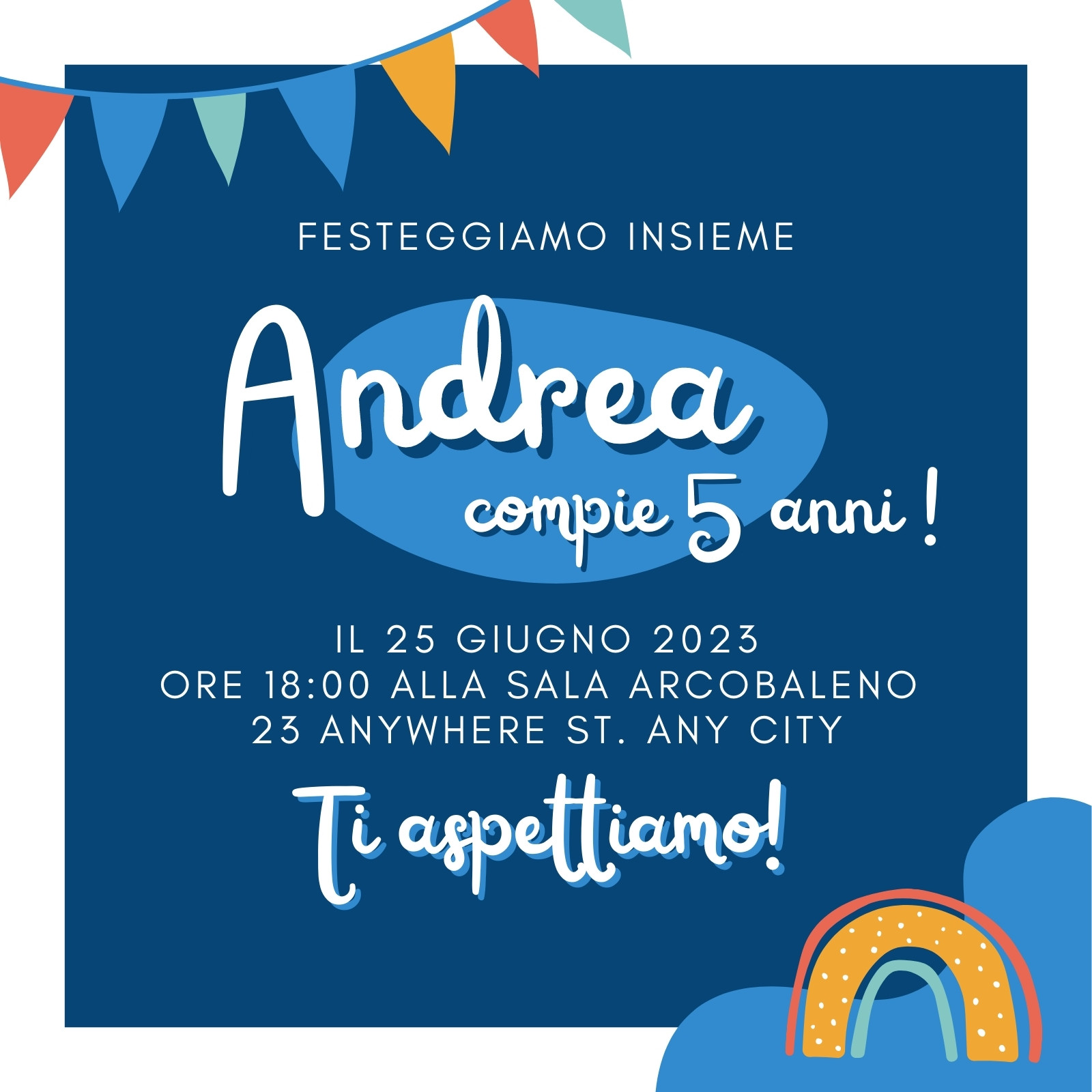 Invito festa di compleanno per bambini Pokemon, invito Pikachu, invito  Pokemon Pikachu, personalizza facilmente in Canva -  Italia