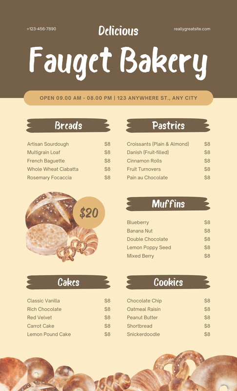 Free, custom printable breakfast menu templates | Canva