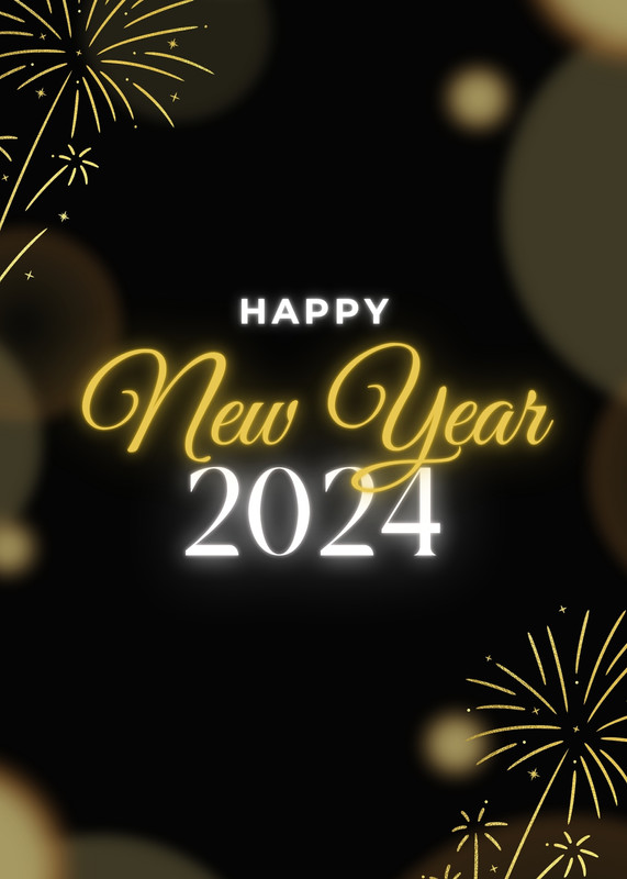 Free New Year flyer templates that you can customize Canva