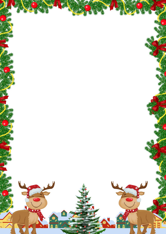 Customize 297+ Christmas Page Border Templates Online - Canva